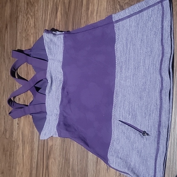 Lululemon Chaturanga Tank in purple womans size Medium - Picture 6 of 9